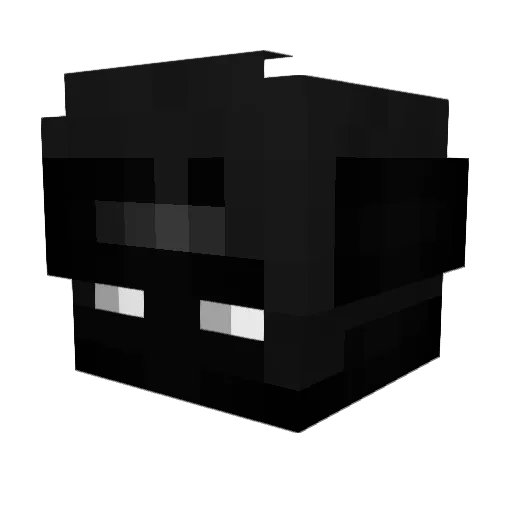 StvnTp Minecraft avatar head, 3D render