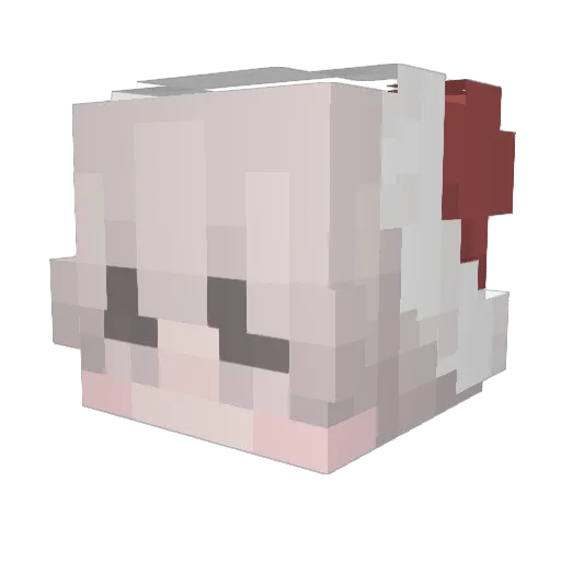 Stweiker Minecraft avatar head, 3D render