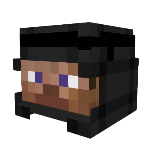 Stwix Minecraft avatar head, 3D render