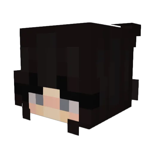 Stxarz Minecraft avatar head, 3D render