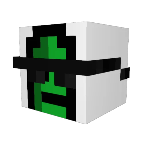 Stxlxn Minecraft avatar head, 3D render