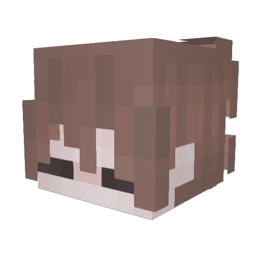 Stxrniolo Minecraft avatar head, 3D render