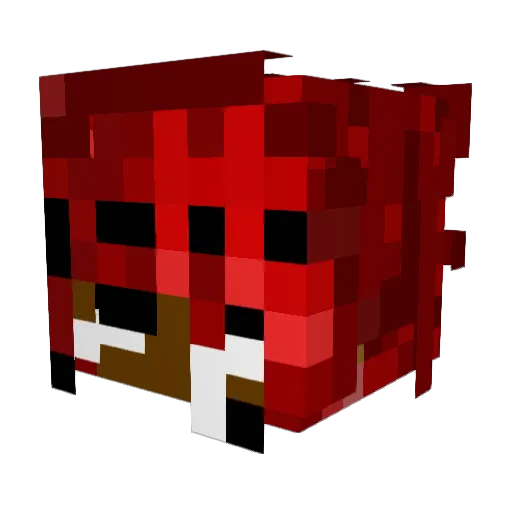 Stxrry_Lunar Minecraft avatar head, 3D render