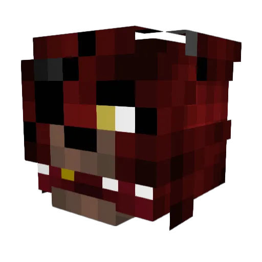 StyLe87 Minecraft avatar head, 3D render