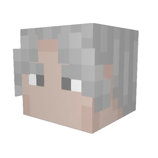 StygianMist Minecraft avatar head, 3D render
