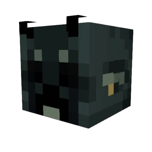 StygianProse Minecraft avatar head, 3D render