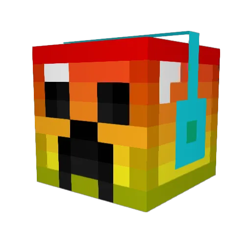 Stygian_XDDD Minecraft avatar head, 3D render