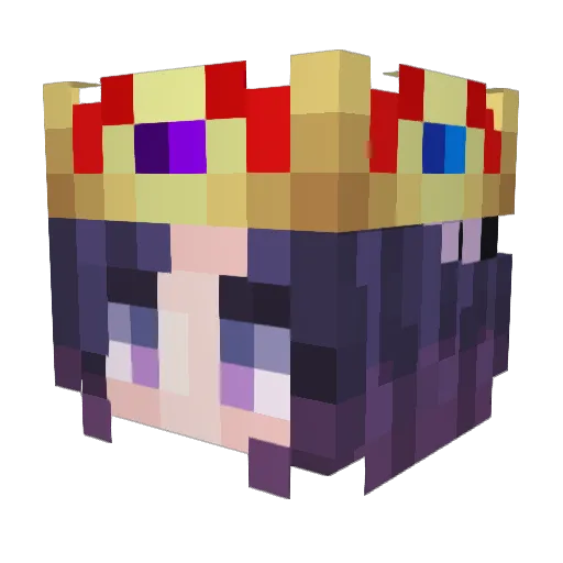 StylePile Minecraft avatar head, 3D render