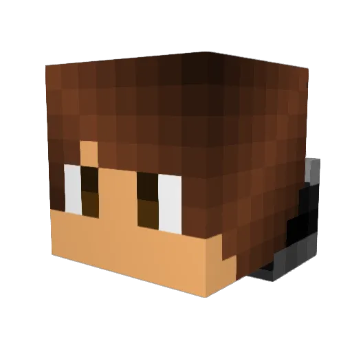 StylesinHD Minecraft avatar head, 3D render
