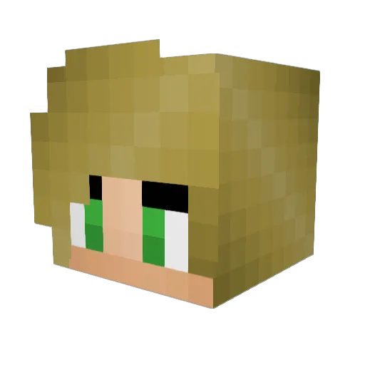 Stylex_2006 Minecraft avatar head, 3D render