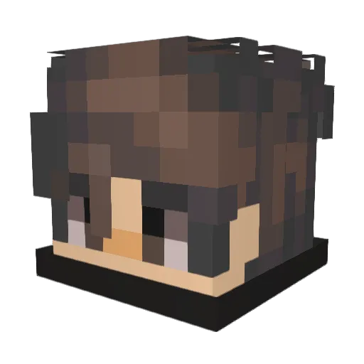 StylishBlunt Minecraft avatar head, 3D render