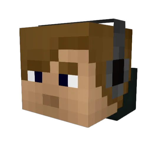 StylishStat Minecraft avatar head, 3D render
