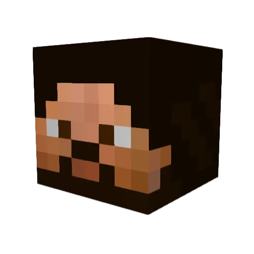 Stylo0verload Minecraft avatar head, 3D render