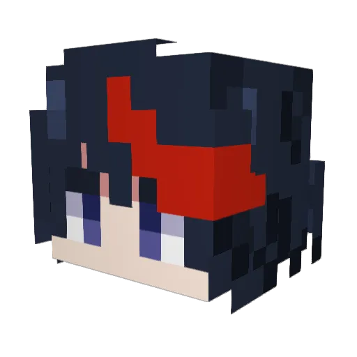StyngMe Minecraft avatar head, 3D render