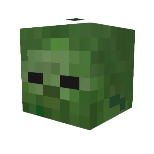 StyxOo Minecraft avatar head, 3D render