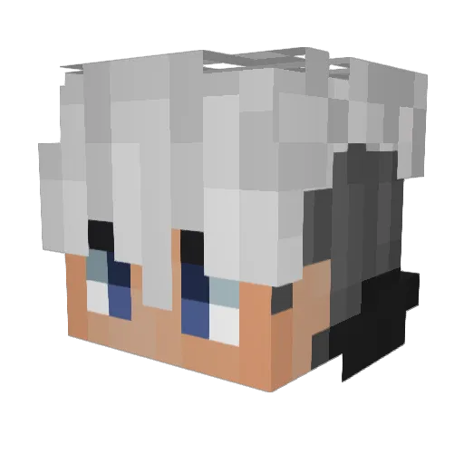 Styxay Minecraft avatar head, 3D render