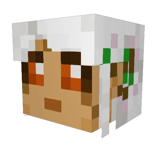 Styxxsardonyx Minecraft avatar head, 3D render