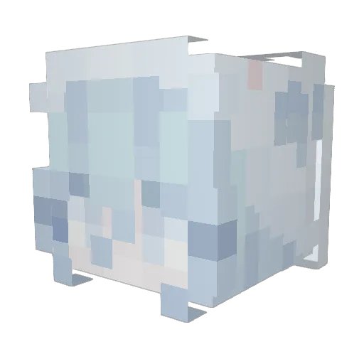Styyyyxt Minecraft avatar head, 3D render