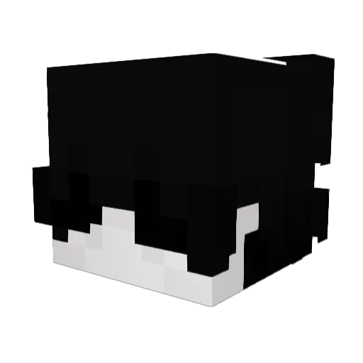 Styyzx Minecraft avatar head, 3D render