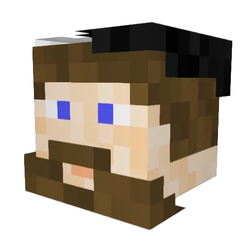 Su1l__ Minecraft avatar head, 3D render