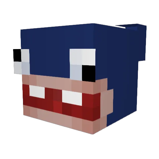 Su2ii Minecraft avatar head, 3D render