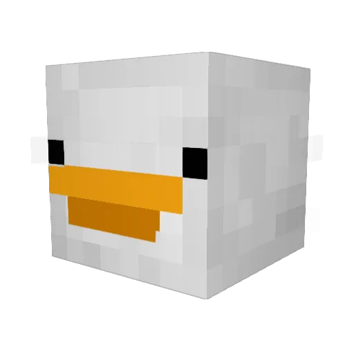 Su40nok Minecraft avatar head, 3D render
