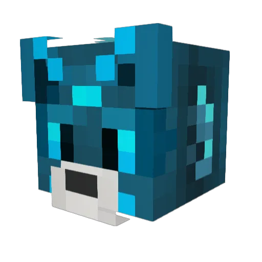 Su6by Minecraft avatar head, 3D render