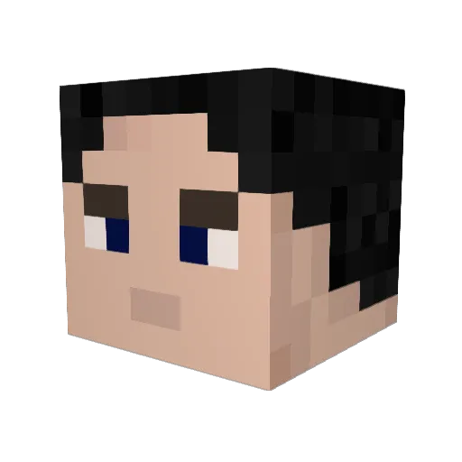 SuB_Dawson Minecraft avatar head, 3D render