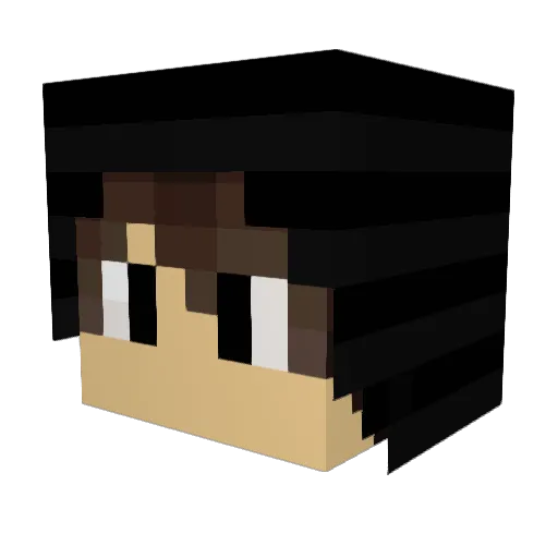 SuDDeN_STRIKE Minecraft avatar head, 3D render