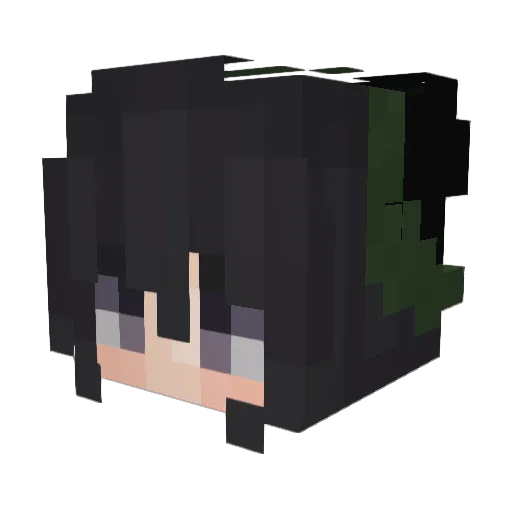 SuEz0 Minecraft avatar head, 3D render