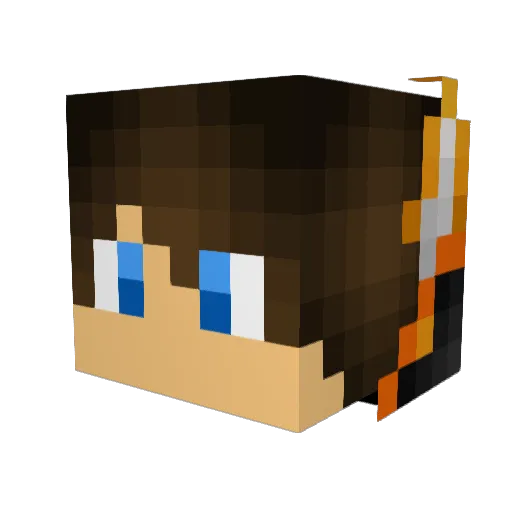 SuM1SpEsHaL Minecraft avatar head, 3D render