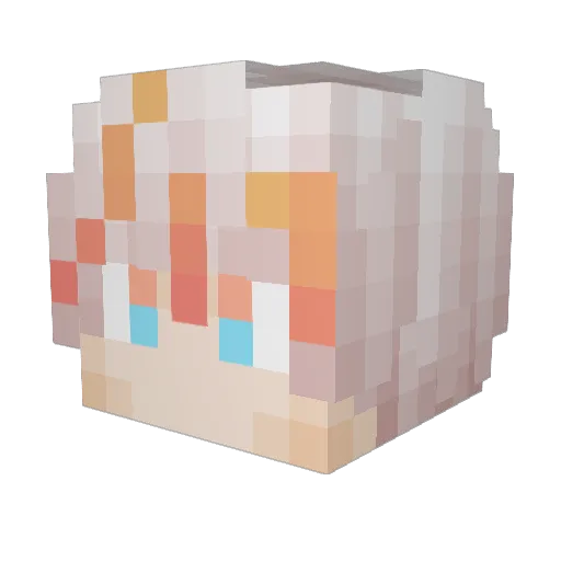 SuRgeVT Minecraft avatar head, 3D render