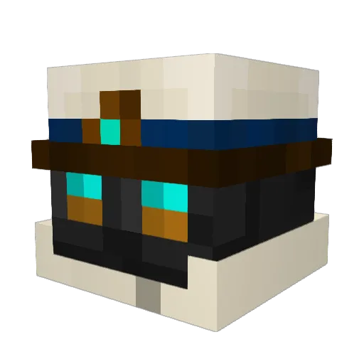 SuShidaisukimann Minecraft avatar head, 3D render