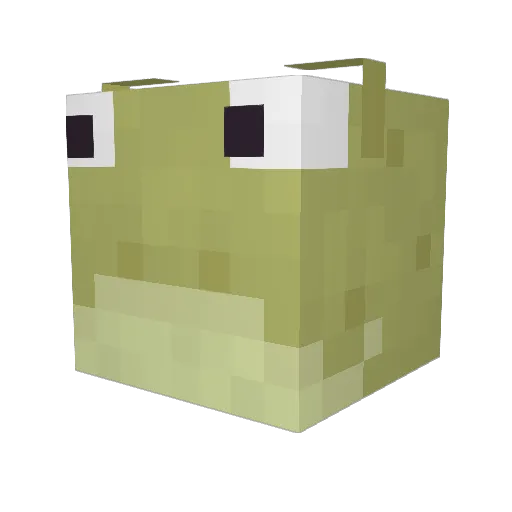 SuVomo Minecraft avatar head, 3D render
