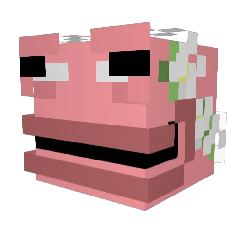 SuYuUMBbalSantA Minecraft avatar head, 3D render