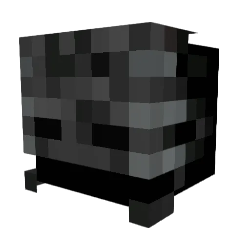 Suaiki Minecraft avatar head, 3D render