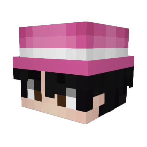 SuanMlik Minecraft avatar head, 3D render