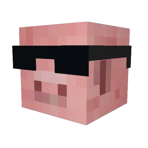 Suarezdentist Minecraft avatar head, 3D render