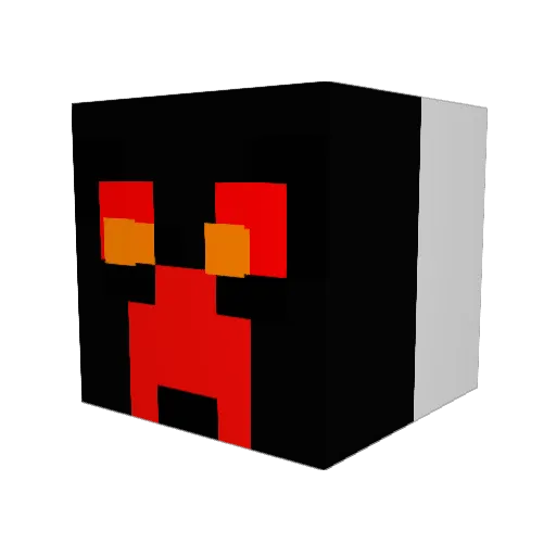 Sub0_Michael Minecraft avatar head, 3D render