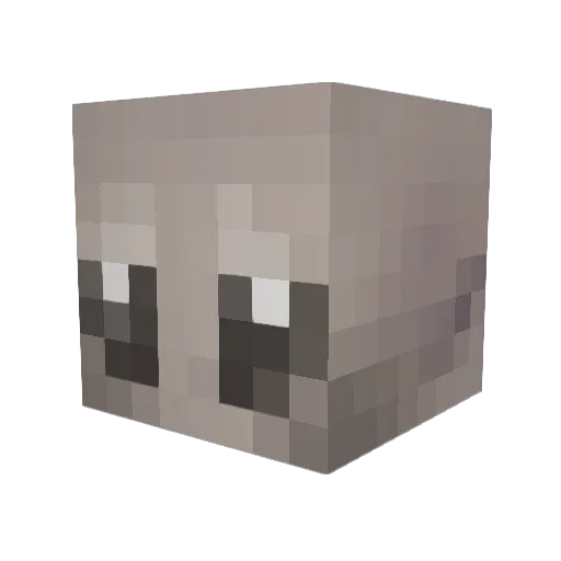 Sub2RoguePigOnYt Minecraft avatar head, 3D render