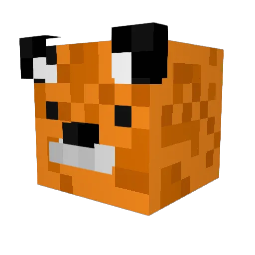 SubToNevo Minecraft avatar head, 3D render