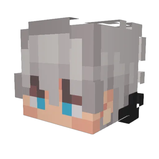 SubTo_Zambo78_YT Minecraft avatar head, 3D render