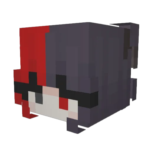 SubVisual Minecraft avatar head, 3D render