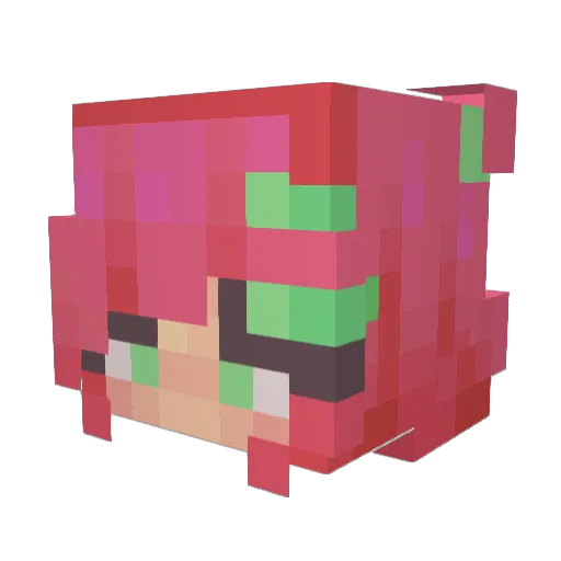 SubWayS1989 Minecraft avatar head, 3D render