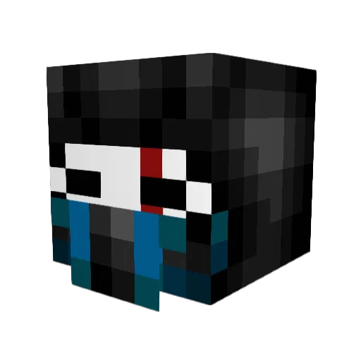 SubZero2301 Minecraft avatar head, 3D render
