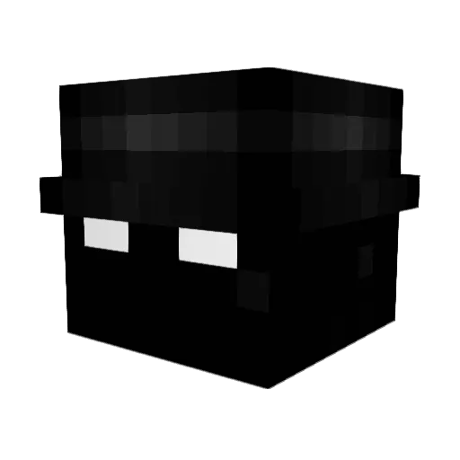 Sub_Boss Minecraft avatar head, 3D render