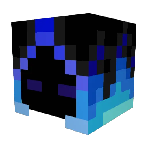 Sub_Zero_Mc Minecraft avatar head, 3D render