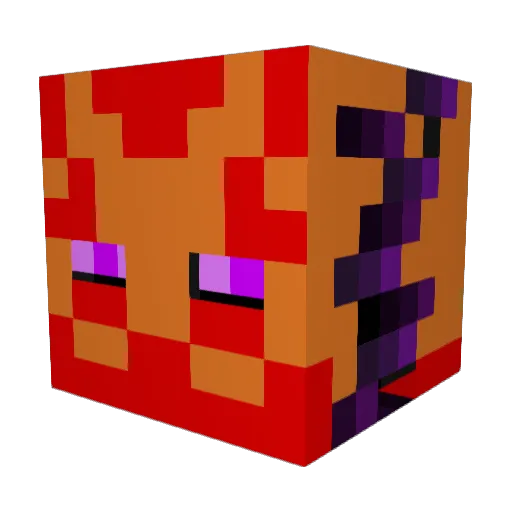Sub_to_FlemmoTV Minecraft avatar head, 3D render