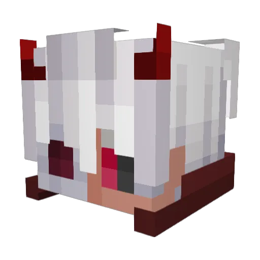 Sub_zirq Minecraft avatar head, 3D render
