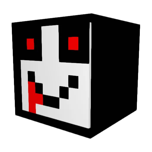 Subaksimg Minecraft avatar head, 3D render